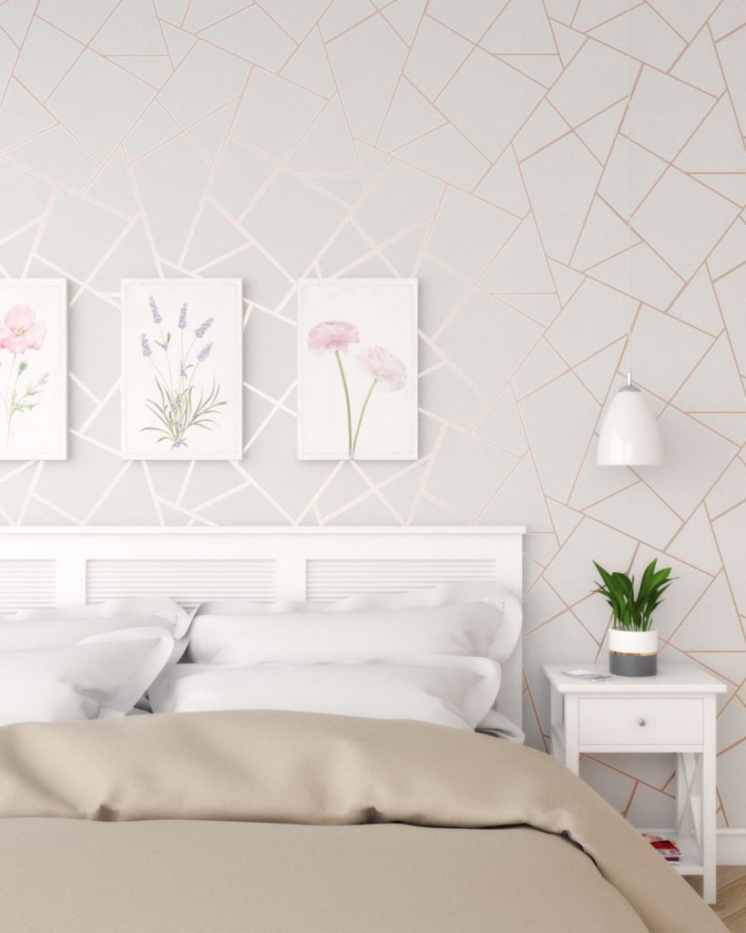 5 Best Rose Gold Wallpaper for Bedroom in 2020 – Yonge Painting